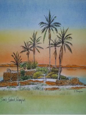 Sam's Island Cushion Cover