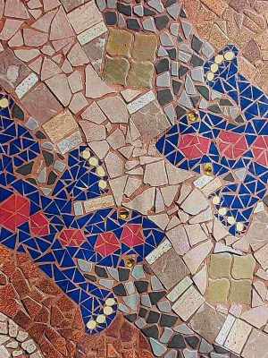Gecko Dance Mosaic XL Picnic Rug
